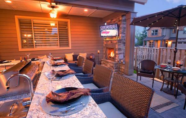 outdoor kitchen landscape design